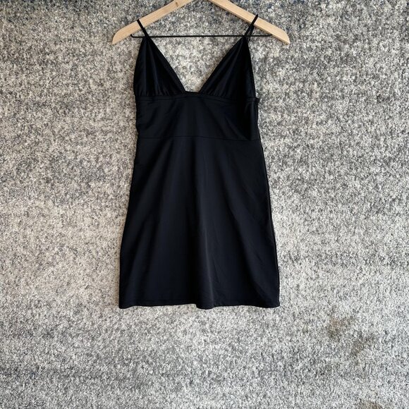 For Love & Lemons Dress Womens Small Black Mini Slip Stretch Nylon Spandex Party - Picture 1 of 6